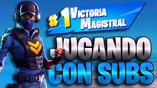 🔴JUGANDO CON SUBS  TEMPORADA 1  CAPITULO 5 de FORTNITE  fortnite partidasprivadas [upl. by Jack683]