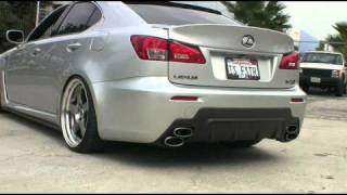 Lexus ISF Exhaust2mp4 [upl. by Anirtruc511]