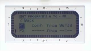 How to use the Worcester Bosch FR110 room thermostat boiler control Ian Puddick [upl. by Artimed]