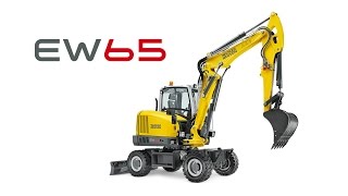 Mobilbagger EW65  Wacker Neuson [upl. by Storer13]