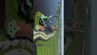 Zaanse Schans  Wind Mills  The Netherlands  Indians in Netherlands [upl. by Oirevas]