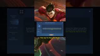 Tutorial how to remove injector in mlbb mobilelegends turorial shorts mlbb [upl. by Ycnaffit]