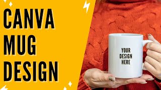 Canva Mug Design Print On Demand Tutorial [upl. by Gershom]