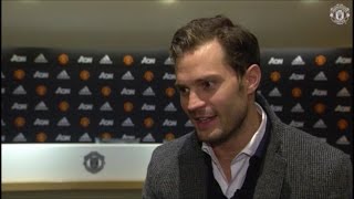 Jamie Dornan  Manchester United Full Interview [upl. by Ttoile]