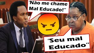 Venâncio Mondlane perde a cabeça após ser chamado de Mal educado  Fogo na Assembleia da República [upl. by Karolina]