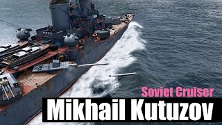 Soviet Cruiser Mikhail Kutuzov The Cold War Giant of the Black Sea Fleet wows Naval Legends [upl. by Nilkcaj]