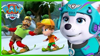 Pups rescue the cold campers and more  PAW Patrol Episode  Cartoons for Kids [upl. by Barbabas]