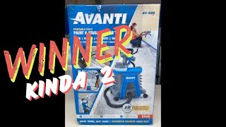 Avanti 2 Stage Paint Sprayer from Harbor Freight Wood Butcher review Part 2 [upl. by Yelra]