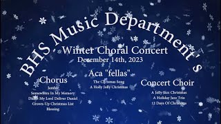 Braintree High School Winter Choral Concert 121423 [upl. by Polito626]