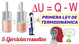 Ejercicios resueltos primera ley de la termodinámica  FÍSICA Serway 9a Ed CAP 20  Ej 33353739 [upl. by Akcira206]