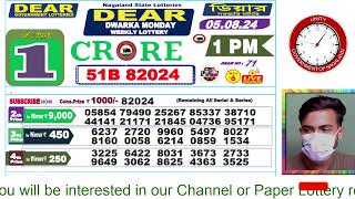 LOTTERY LIVE DEAR NAGALAND STATE LOTTERY SAMBAD DRAW RESULT 05082024 NAGALAND LOTTERY LIVE [upl. by Atem944]