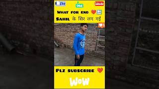 Sahil ke sir mein chot lag gai 🤣🤣Sourav Joshi vlogs shorts trending viral ytshorts sahiljoshi [upl. by Ehav]