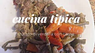 ricetta facile e veloce stufato di verdure e carne cucinatipica [upl. by Elmira]