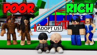 POOR Oders vs RICH Oders in Roblox Brookhaven [upl. by Eniarrol]