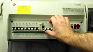 Resetting your residual current device RCD on your consumer unit [upl. by Zoarah]