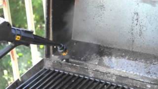 BBQ Cleaning and Degreasing using a Dupray Steam Cleaner [upl. by Tse]