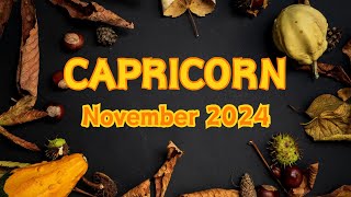 CAPRICORN ♑️ November 2024 “Courageously making the right choices after many mistakes” 🥠 [upl. by Piselli]