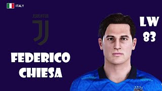 Federico Chiesa eFootball PES Face Build Stats [upl. by Olra]