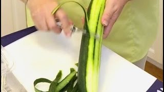 How to Peel and Seed Cucumbers [upl. by Alliuqahs322]