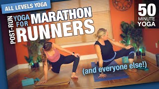 Yoga for Marathon Runners and Everyone Else 50 Minute Yoga Class  Five Parks Yoga [upl. by Yorgerg]