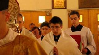 FSSP Ottawa  Pontifical Mass at St Clement 2 [upl. by Aisined]