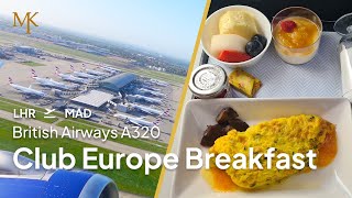 British Airways Business Class  London Heathrow to Madrid in Club Europe [upl. by Outlaw892]