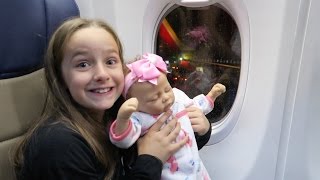 Reborn Dolls First Airplane Ride and Birthday Dress Reveal for Sophia Reborns [upl. by Soll941]