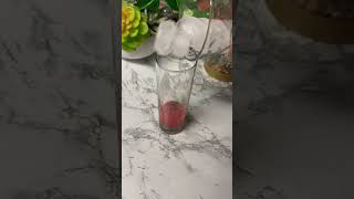 Strawberry mojito strawberry juice  mojito refreshing drink mojito recipe shortsyoutube short [upl. by Yeltrab]