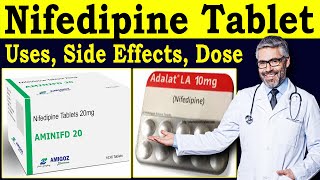 Nifedipine tablet ip 20 mg  nifedipine tablet uses Hindi  Nifedil 10 mg tablet  Mechanism [upl. by Rochette667]