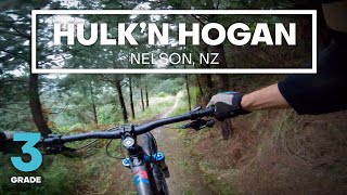 NARROW FAST amp FLOWY  Hulkn Hogan Mountain Bike Trail Grade 3  Intermediate  Codgers Nelson [upl. by Aicilev]