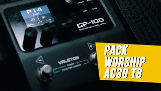 Pack Valeton GP100 Worship AC30 Emanuel Carlos [upl. by Suoiradal]