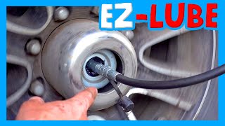 Dexter EZ Lube System 🛢 How To Grease Your RV Bearings without removing your wheels [upl. by Syck906]