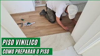 COMO PREPARAR O PISO PARA INSTALAR O VINILICO [upl. by Oira]