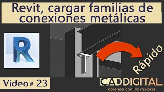 Revit cargar familias de conexiones metálicas [upl. by Aray]