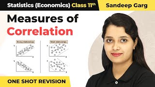 Measures of Correlation  One Shot Revision  Class 11 Statistics Sandeep Garg [upl. by Baptista]