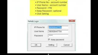 NetTalk SIP Dialer Configuration [upl. by Stilla]