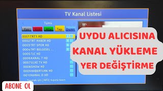 Tüm Uydu Alıcıları İçin Kanal Arama Yer Değiştirme 2024 TKGS Üzeri Arama [upl. by Nagram525]