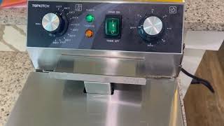 TOPKITCH Electric Deep fryer Stainless Steel with Countertop Fryers for Home Kitchen and Restaurant [upl. by Laurianne]