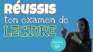 RÉUSSIS TON EXAMEN DE LECTURE❗️ [upl. by Fasano]