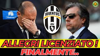 JUVENTUS ALLEGRI LICENZIATO IL SOSTITUTO VUOLE DUE ACQUISTI PER FORZA [upl. by Jamila]