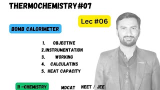 Bomb calorimeter  Thermochemistry bomb calorimter  urdu hindi mdcat [upl. by Akinirt202]