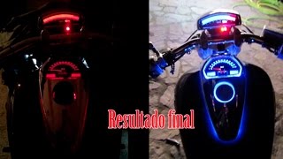 M1800 M109 Cambio iluminacion led Cuentarevoluciones Change led tach light [upl. by Keary]