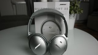 BOSE QUIETCOMFORT 35 UNBOXING  deutsch [upl. by Abraham]