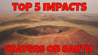 Celestial Encounters Top 5 Impact Craters on Earth [upl. by Anecuza]