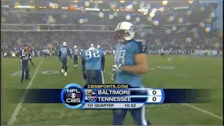 Ravens  Titans 2008 AFC playoffs condensed [upl. by Elburr]