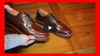 Alden Ravello Shell Cordovan Longwing Shoes [upl. by Scully]