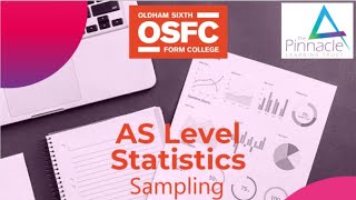 A level Statistics  Sampling Cluster Stratified Judgemental and Snowball Sampling [upl. by Neelasor454]