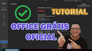 COMO BAIXAR E INSTALAR O MICROSOFT OFFICE 2021 GRÁTIS [upl. by Moreta844]