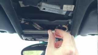 BMW E39 5 Series HomeLink Garage Door Opener Install Program [upl. by Maupin]