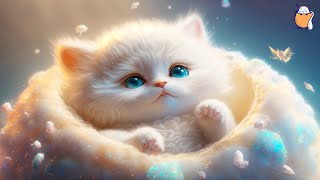 LIVE 247 Relaxing Music for Cats Peaceful Piano Music with Cat Purring Sounds  Sleepy Cat [upl. by Adnilav]